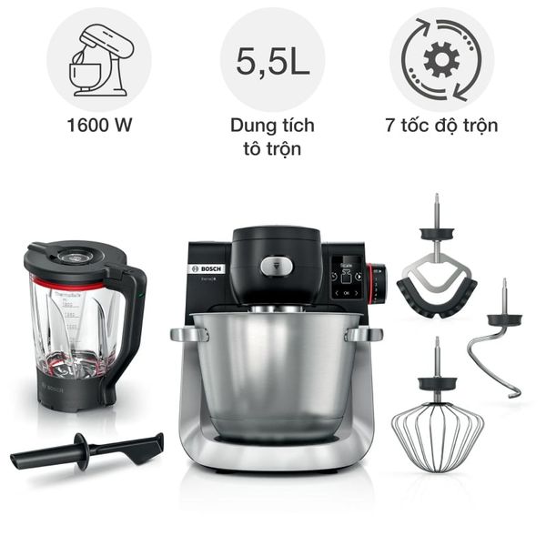 Đồ gia dụng Bosch MUMS6ZS17 Máy trộn bột đa năng 1600 W Series 6