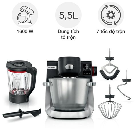 Đồ gia dụng Bosch MUMS6ZS17 Máy trộn bột đa năng 1600 W Series 6