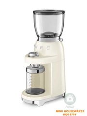Máy xay cafe Smeg CGF01CREU Cream ảnh 2