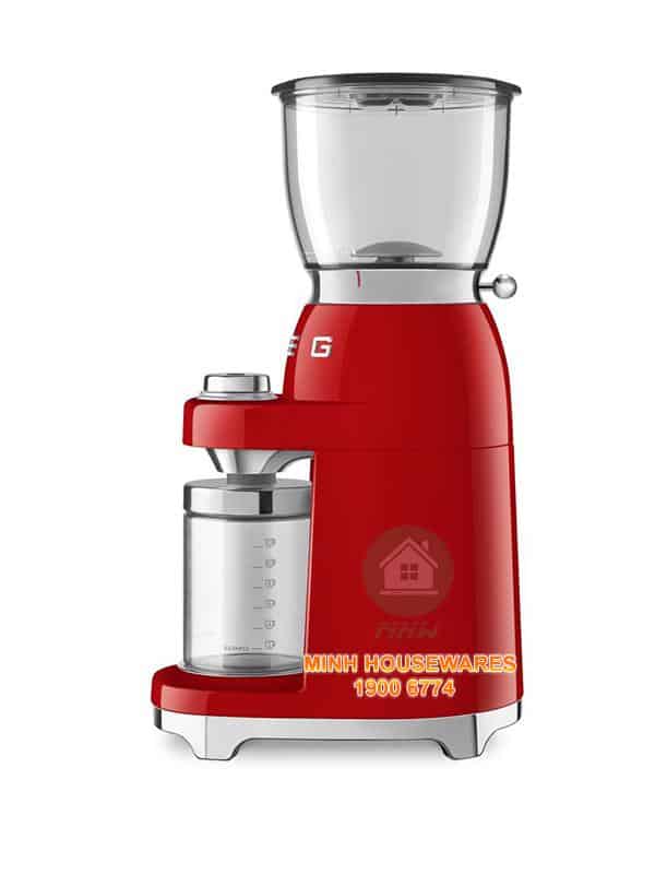 Máy xay cafe Smeg CGF01RDEU Red – ảnh 3