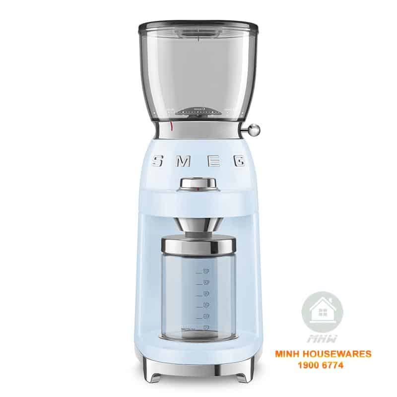 Máy xay cafe Smeg CGF01PBEU Pastel Blue – ảnh 4