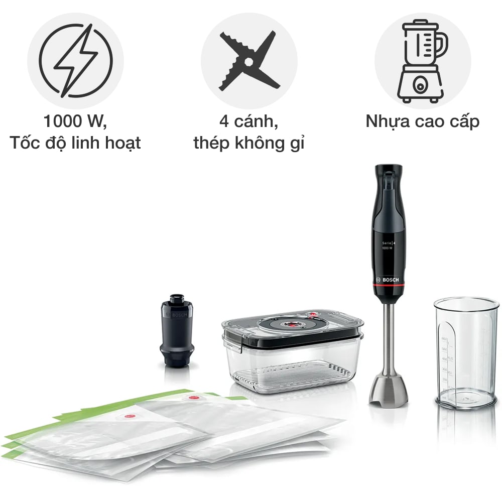 Máy xay cầm tay Bosch MSM4B6V2 ErgoMaster Series 4