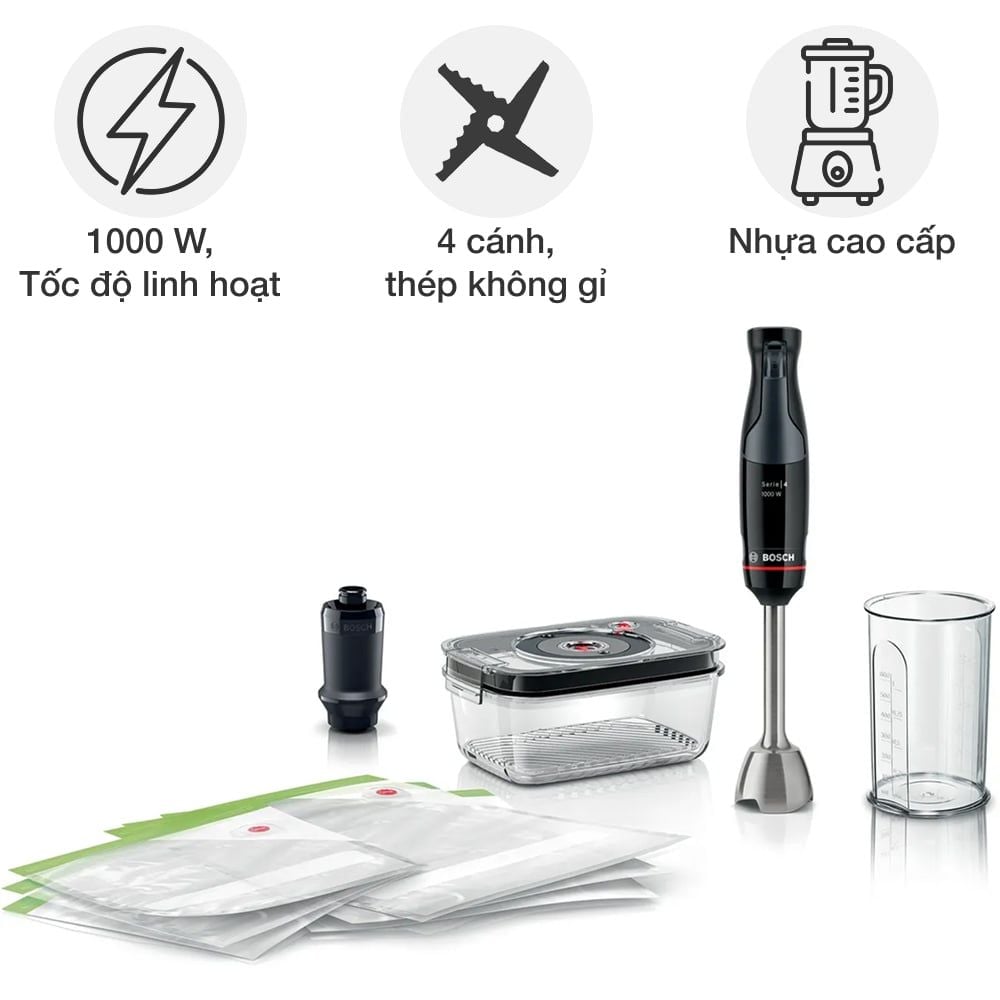 Máy xay cầm tay Bosch MSM4B6V2 ErgoMaster Series 4