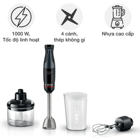 Đồ gia dụng Bosch MSM4B624 Máy xay cầm tay đa năng Series 4
