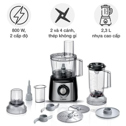 Đồ gia dụng Bosch MCM3501M Máy xay đa năng MultiTalent