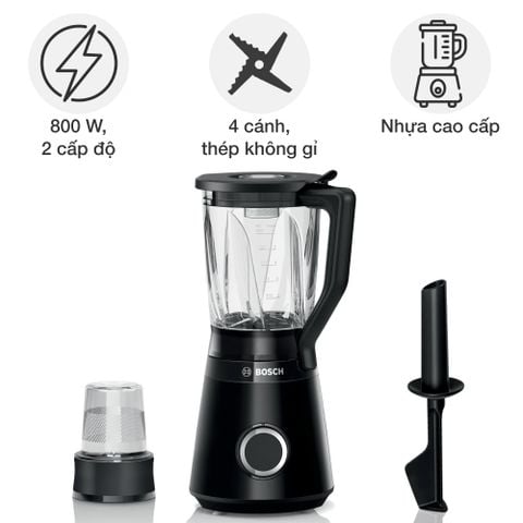 Đồ gia dụng Bosch MMB6176B Máy xay sinh tố Series 4 VitaPower