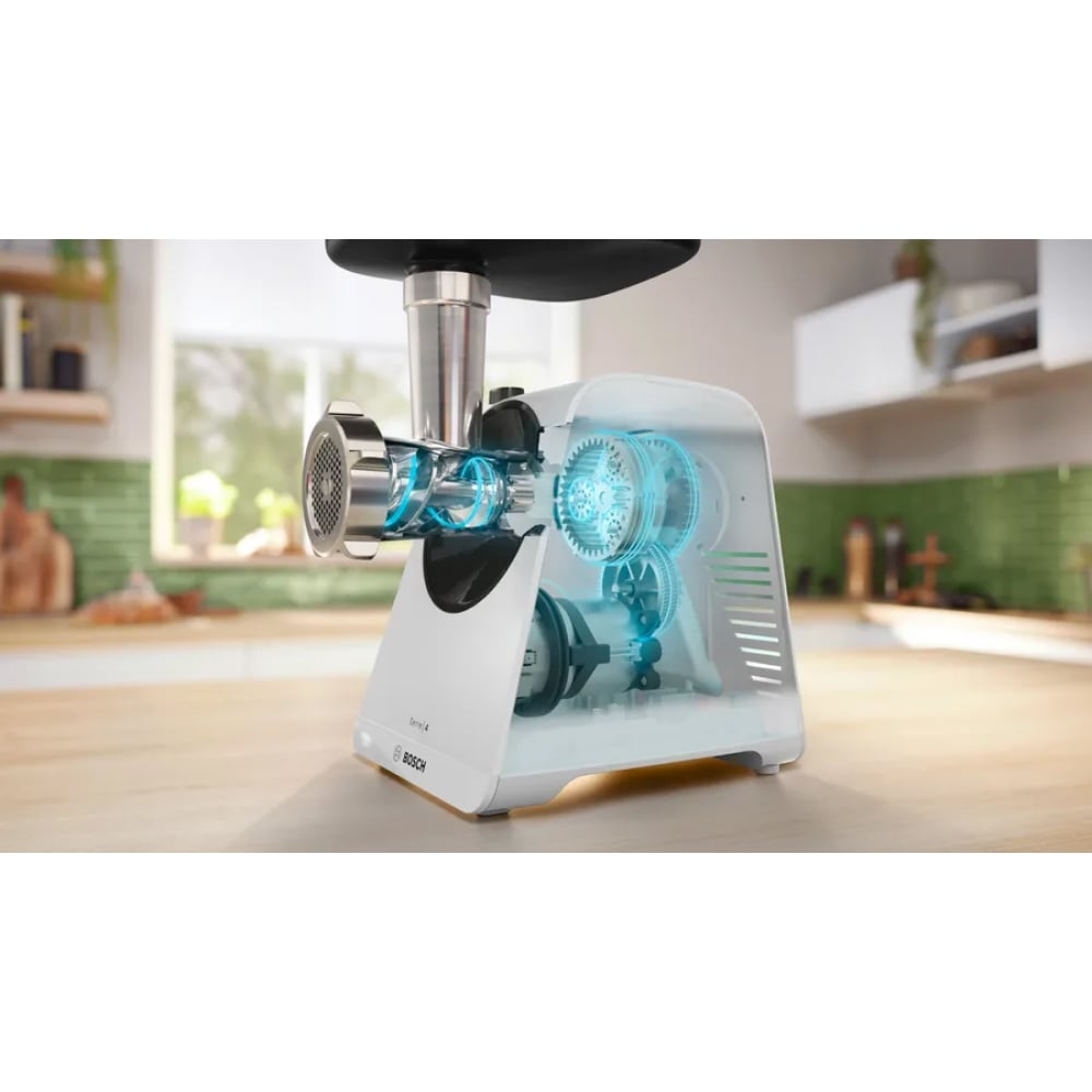 Đồ gia dụng Bosch MFWS420W Máy xay thịt Series 4 MultiPower – ảnh 1