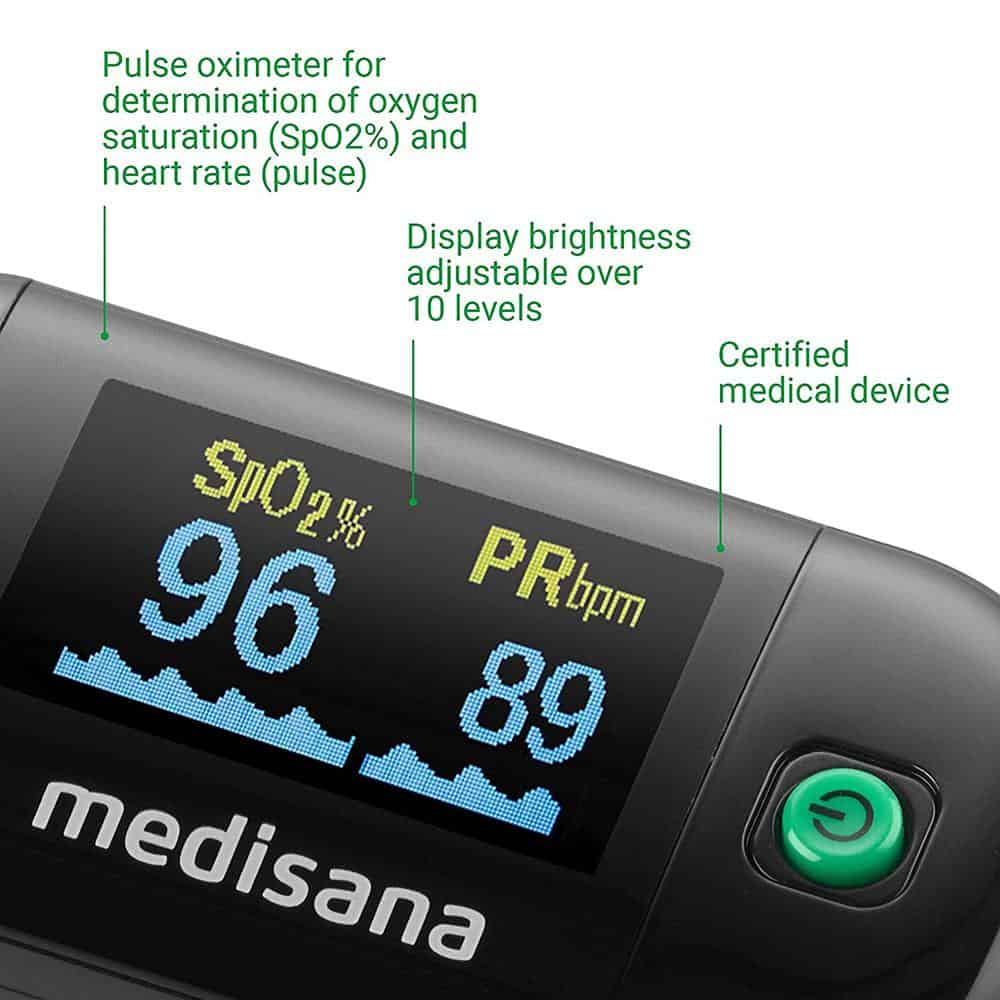 Máy Đo Oxi Xung Medisana PM 100 Màu Đen 79454 – ảnh 4