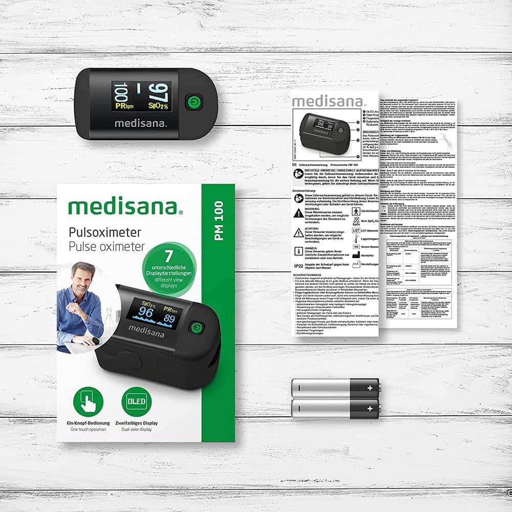 Máy Đo Oxi Xung Medisana PM 100 Màu Đen 79454 – ảnh 5