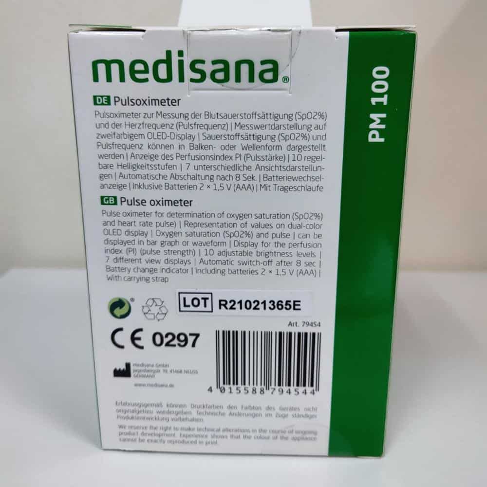 Máy Đo Oxi Xung Medisana PM 100 Màu Đen 79454 – ảnh 7