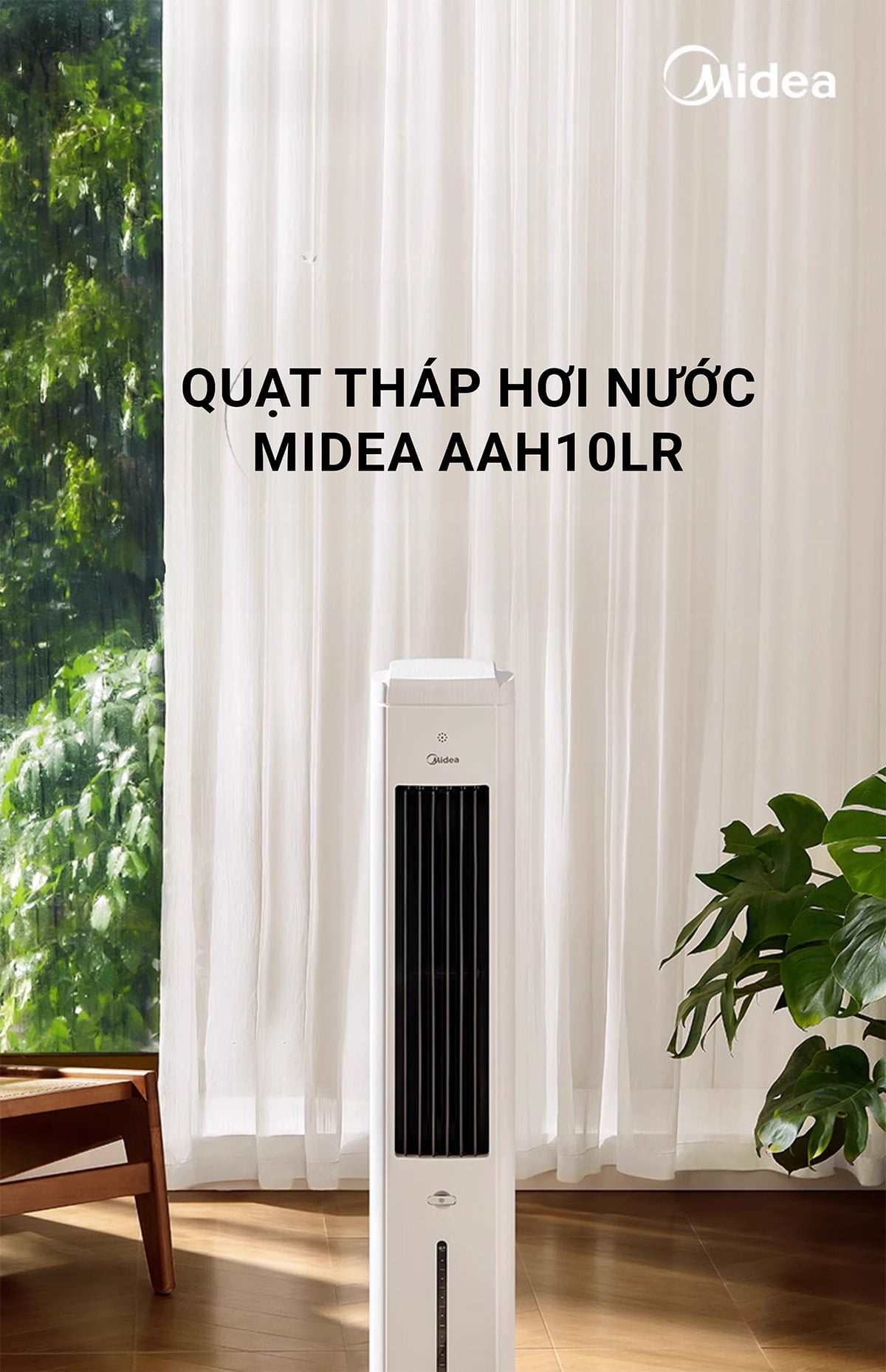 Quạt tháp Midea AAH10LR quạt tháp, quạt hơi nước – ảnh 2