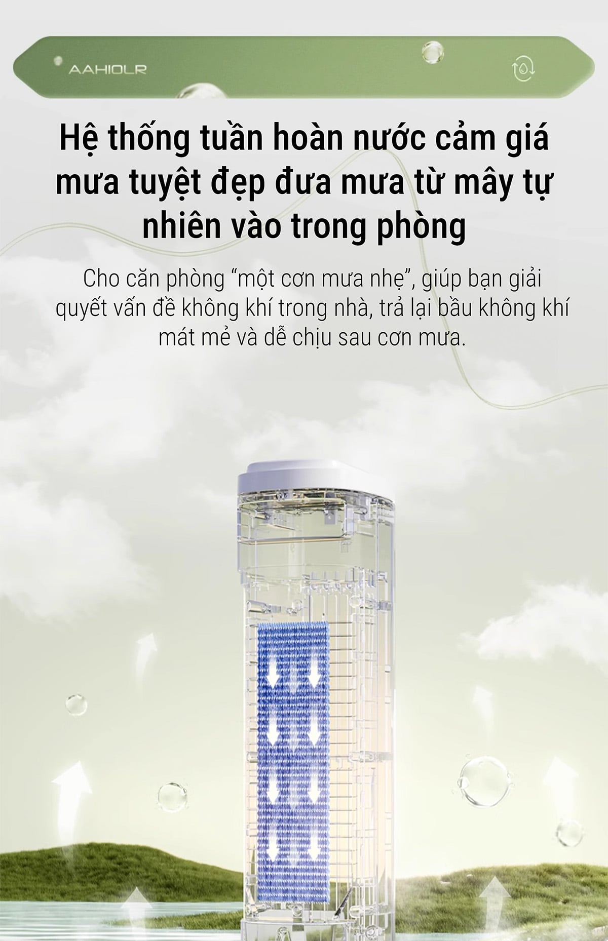 Quạt tháp Midea AAH10LR quạt tháp, quạt hơi nước – ảnh 5