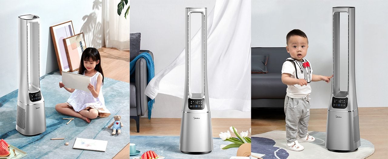 Quạt không cánh Midea AMS150E-TY quạt không cánh lọc không khí – ảnh 8