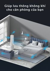 Quạt không cánh Midea AMS150H-TP quạt không cánh gió mạnh êm ảnh 8