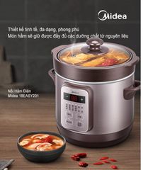Nồi nấu chậm, nồi hầm Midea MD-DG18Easy201 ảnh 7