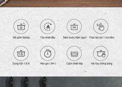 Nồi nấu chậm, nồi hầm Midea MD-DG18Easy201 ảnh 8