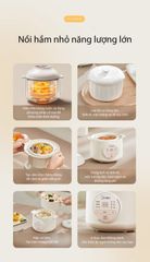 Nồi nấu chậm Midea MD-DZE1068 ảnh 8
