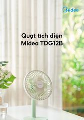 Quạt Midea TDG12B quạt tích điện để bàn ảnh 7
