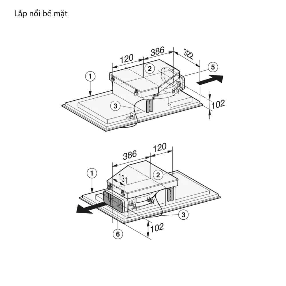 Bếp Từ Kết Hợp Hút Mùi Miele KMDA 7476 FL – ảnh 8