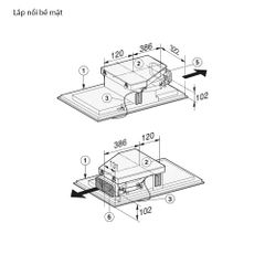 Bếp Từ Kết Hợp Hút Mùi Miele KMDA 7476 FL ảnh 8