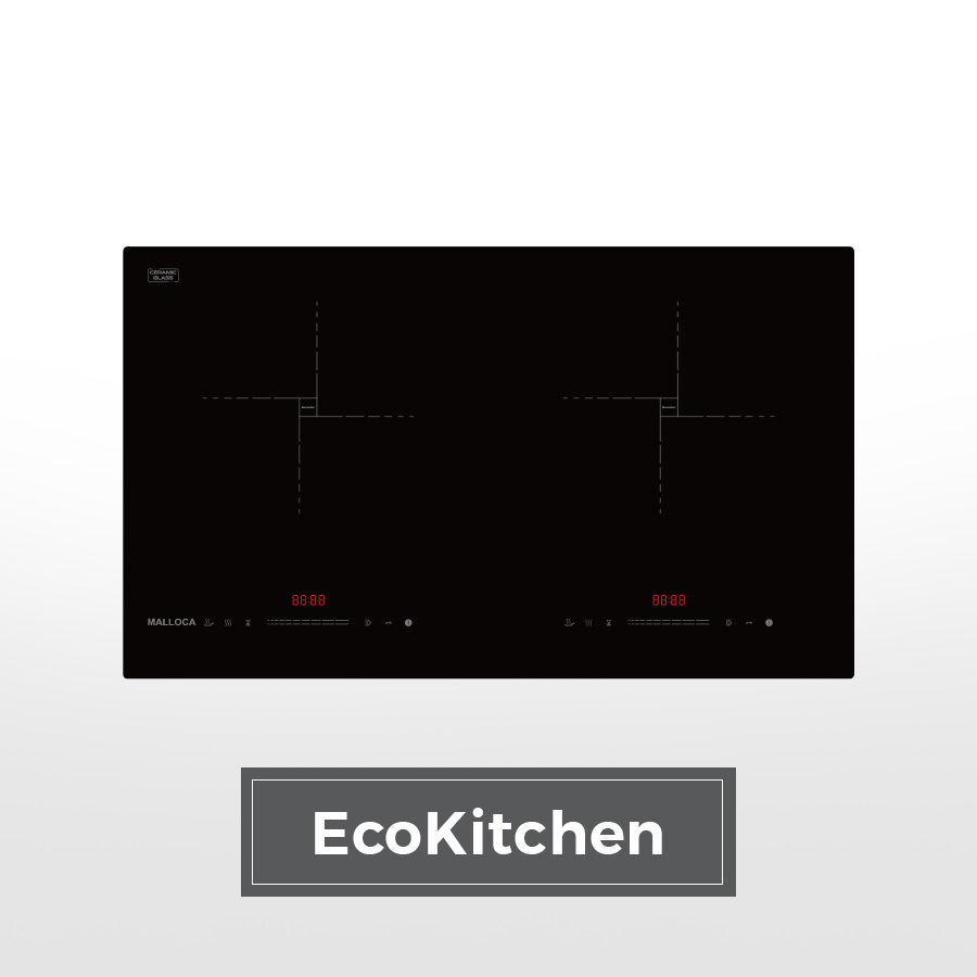 Bếp từ 2 vùng nấu 73cm Malloca EcoKitchen MIH02ECO Bếp từ 2 vùng nấu 73cm Malloca EcoKitchen MIH02ECO