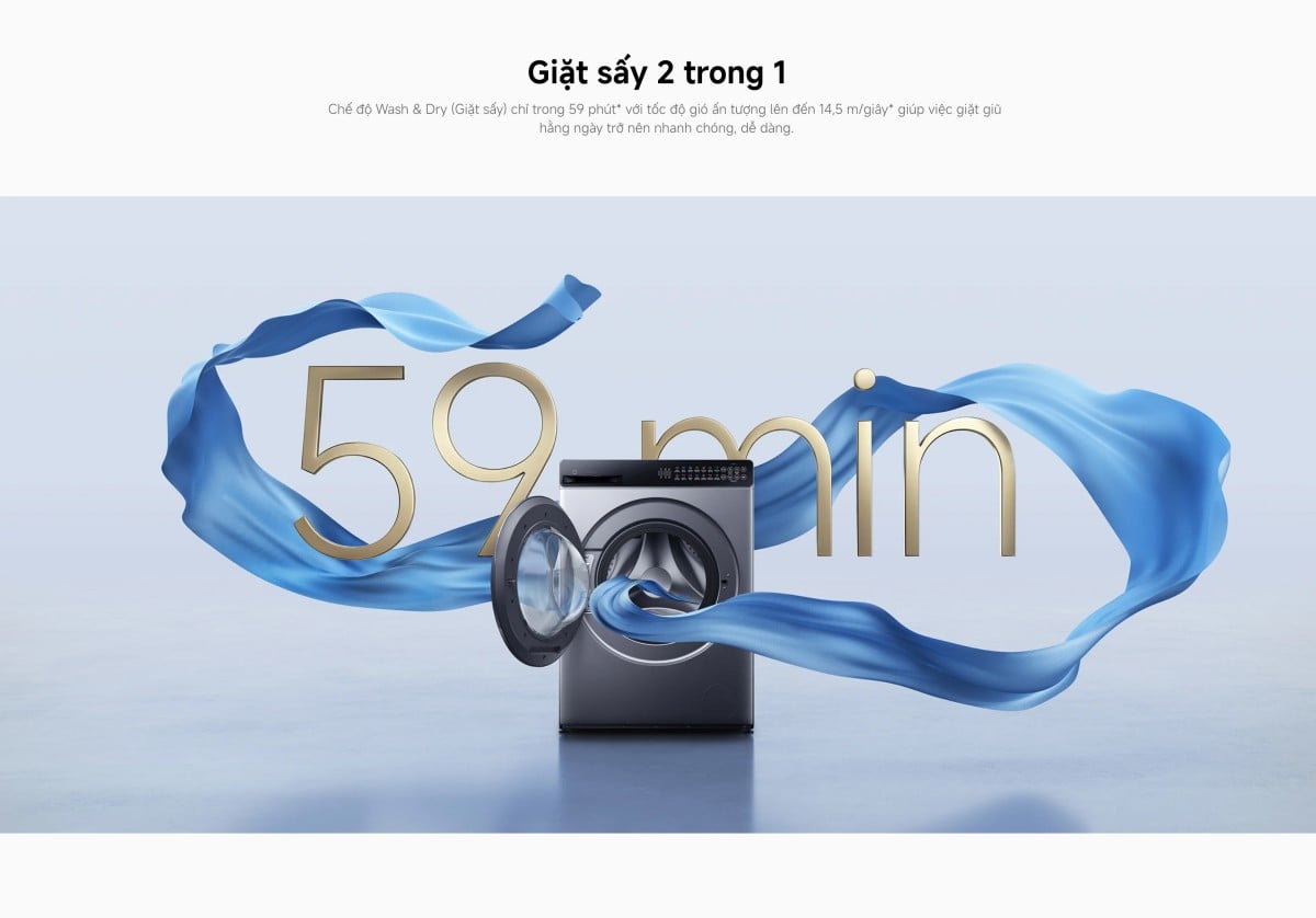 Máy giặt Xiaomi Mijia Front Load Washer Dryer giặt 10,5kg sấy 7kg – ảnh 8