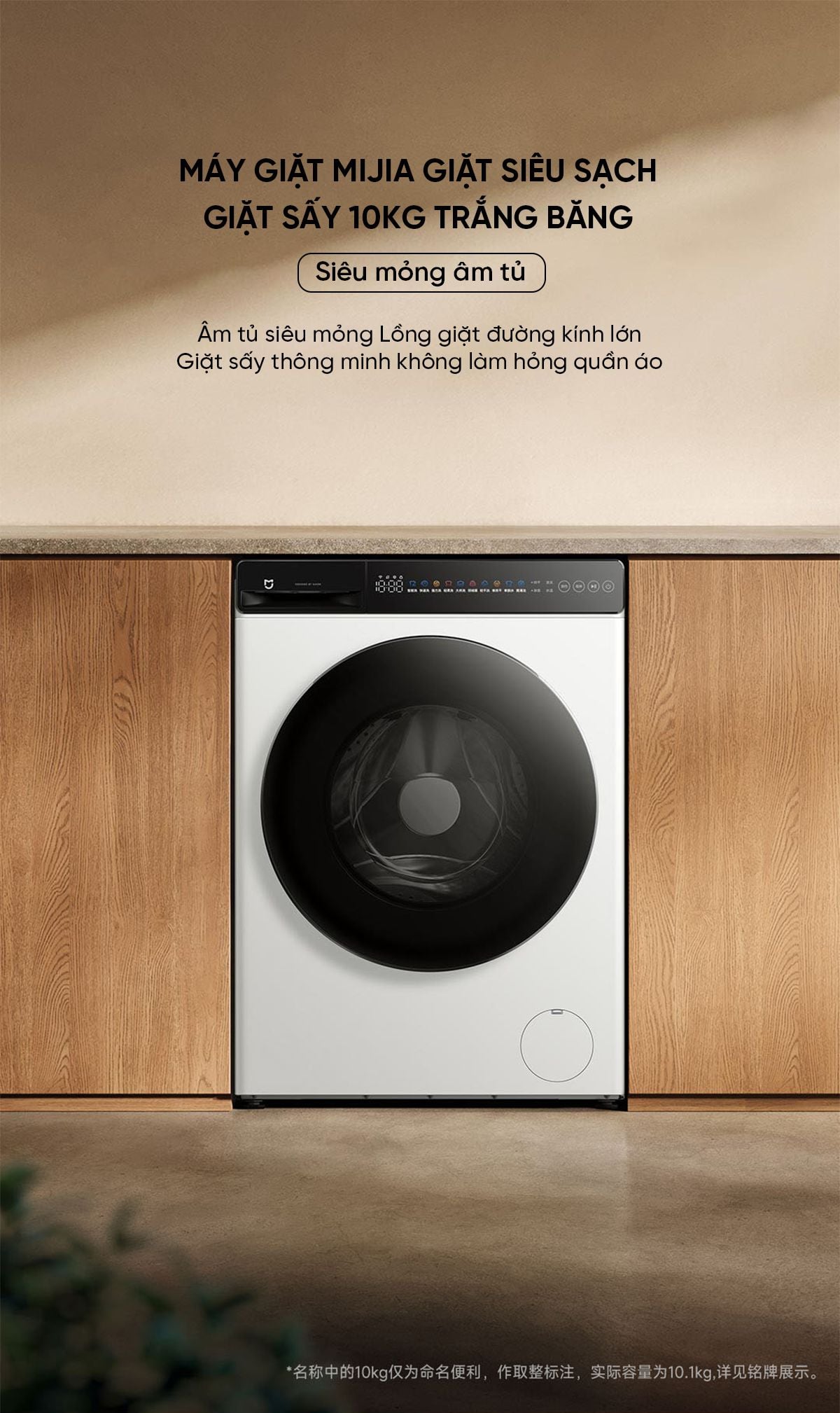 Máy giặt sấy Xiaomi Mijia MJ104, giặt 10kg, sấy 7kg – ảnh 3