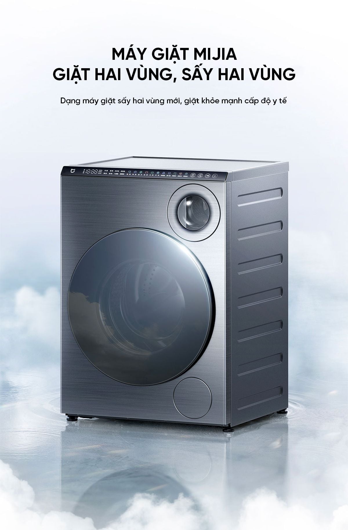 Máy giặt sấy Xiaomi Mijia MJ107, giặt 10kg, sấy 7kg – ảnh 2