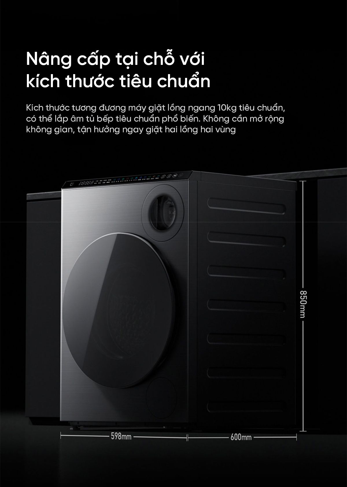 Máy giặt sấy Xiaomi Mijia MJ107, giặt 10kg, sấy 7kg – ảnh 7