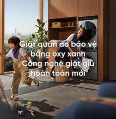 Combo giặt sấy Mijia Pro Blue Oxygen giặt sấy bơm nhiệt 10kg+10kg ảnh 5