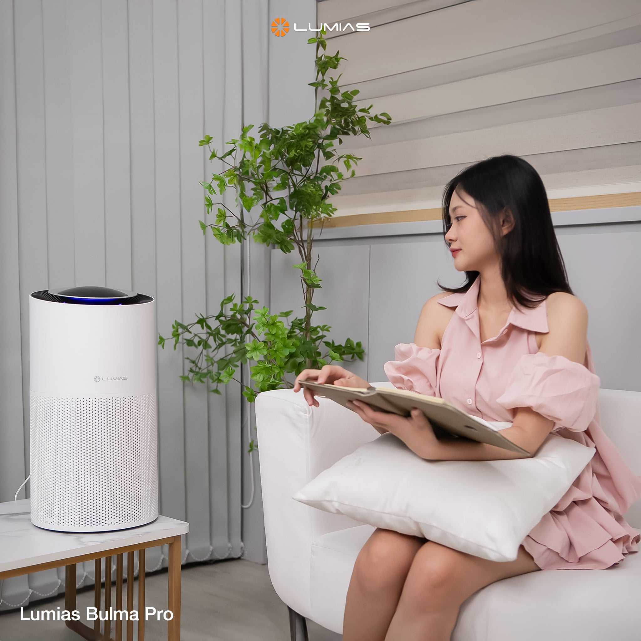 Máy lọc không khí Lumias Bulma Pro máy lọc không khí diện tích 55m² – ảnh 3