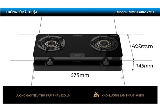 Bếp gas dương kính Sunhouse MMB33082-VMD – ảnh 7