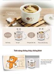 Nồi nấu chậm Bear DDZ-A08D1 ảnh 8