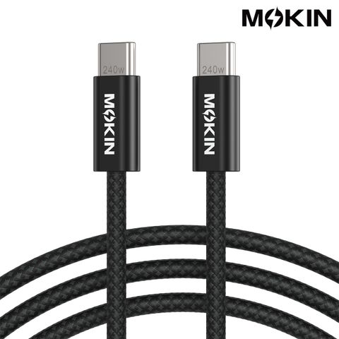 Cáp Sạc Nhanh Mokin Type C to Type C 240W Dài 2m Siêu Bền