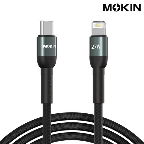 Cáp Sạc Nhanh Mokin Type C to Lightning 27W