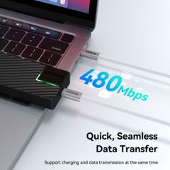 Cáp Sạc Nhanh Mokin Type C to Type C 240W Dài 2m Siêu Bền ảnh 7