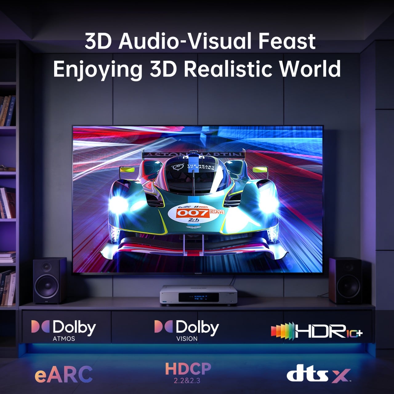 Cáp HDMI 2.0 Tốc Độ Cao 18Gbps Hỗ Trợ 4K@60Hz, HDR10+, Dolby Atmos Mokin – ảnh 6