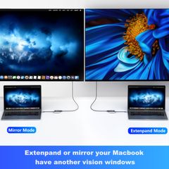 Hub chuyển đổi Mokin USB-C 3-in-1 Xám (MOUC1901) ảnh 5
