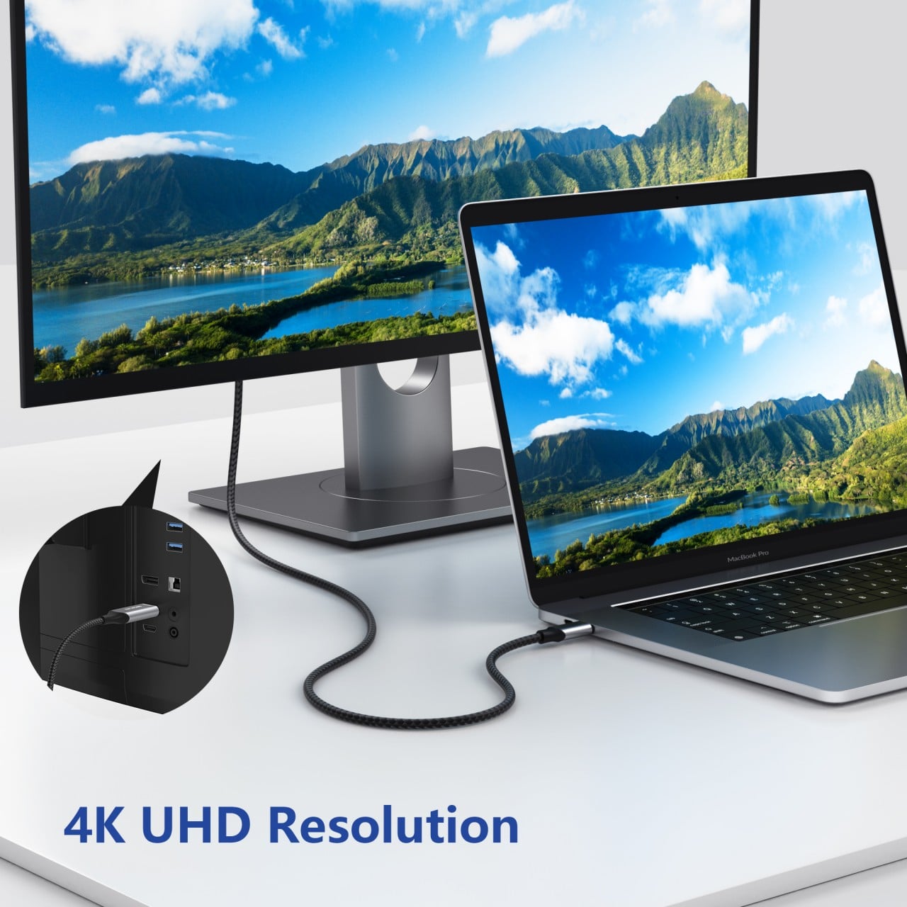 Cáp Chuyển Đổi Mokin USB-C Sang HDMI 4K@60Hz 1.8m MOUC2601 – ảnh 2