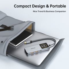 Hub chuyển đổi Mokin MOUC6602 USB-C 6-in-1 Màn Hình Hiển Thị ảnh 6