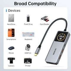 Hub chuyển đổi Mokin MOUC6602 USB-C 6-in-1 Màn Hình Hiển Thị ảnh 7
