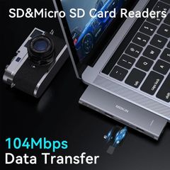 Hub chuyển đổi Mokin USB-C 7-in-2 Dành Cho MacBook (MOMUC2206) ảnh 6