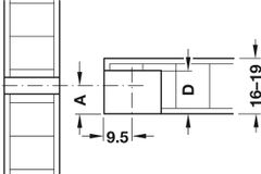 Thân O6LK =KL Hafele 263.21.826 ảnh 5