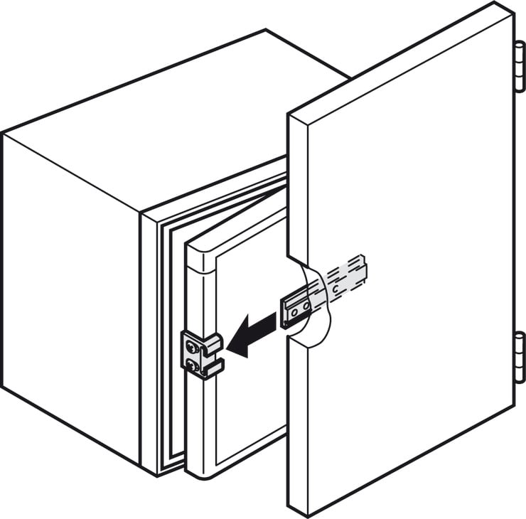 Bas gắn cánh tủ lạnh Hafele 568.16.020 - Hướng dẫn đặt và lắp bas gắn cánh tủ lạnh Häfele 568.16.020 Bas gắn cánh tủ lạnh Hafele 568.16.020 - Hướng dẫn đặt và lắp bas gắn cánh tủ lạnh Häfele 568.16.020