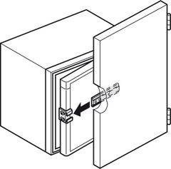 Bas gắn cánh tủ lạnh Hafele 568.16.020 ảnh 4