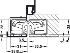 Bản lề âm TE340 3D, SSS Hafele 924.17.104 ảnh 2