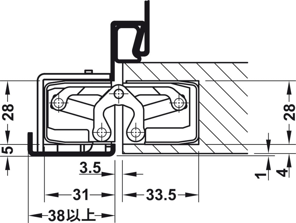 Bản lề âm TE 340 3D, đen Hafele 924.17.137 - Ứng dụng của bản lề âm TE 340 3D, đen Hafele 924.17.137 trong nội thất Bản lề âm TE 340 3D, đen Hafele 924.17.137 - Ứng dụng của bản lề âm TE 340 3D, đen Hafele 924.17.137 trong nội thất