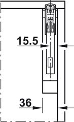 Bộ Tay Nâng Free Flap 3.15 Hafele 493.05.861 ảnh 5
