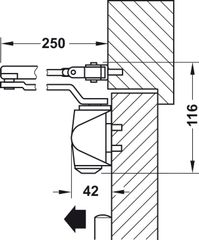 Thiết Bị Đóng Cửa Tự Động 60Kg Hafele 931.84.229 ảnh 3