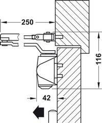 Thiết Bị Đóng Cửa Tự Động 60Kg Hafele 931.84.239 ảnh 2